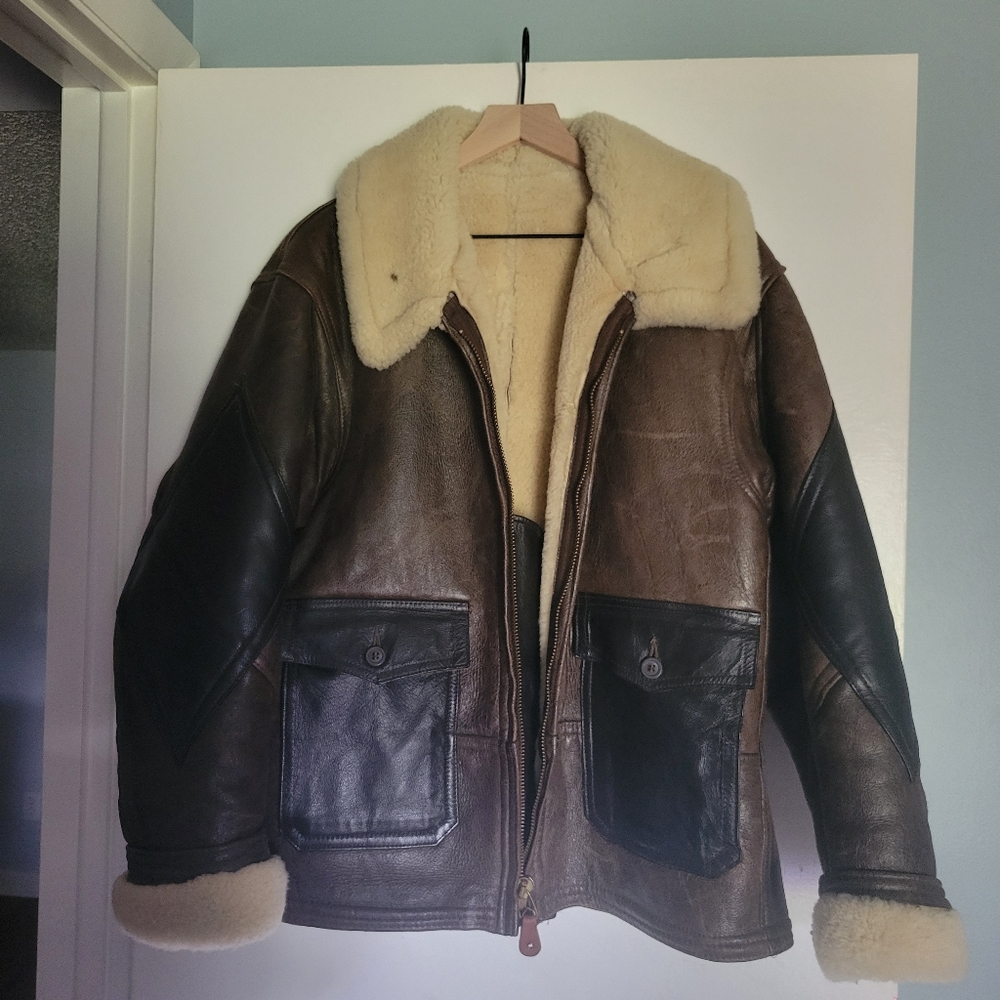 US Navy WWII M445A Heavy Winther Sheepskin